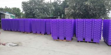 Prova acqua 600*400*365 millimetro che impila i totalizzatori di plastica con la guarnizione antifurto del bottone