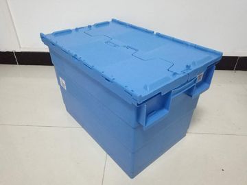 Il grande stoccaggio di plastica di incastramento porta il colore su misura coperchi allegato