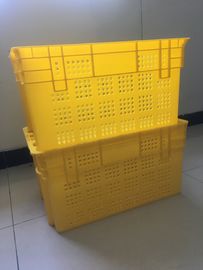 Casse di plastica durevoli dell'alimento, impilanti il magazzino di CC dell'ortaggio da frutto di incastramento pp Mesh Crates