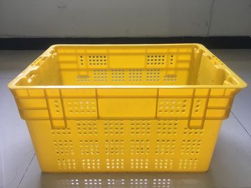 Casse di plastica durevoli dell'alimento, impilanti il magazzino di CC dell'ortaggio da frutto di incastramento pp Mesh Crates