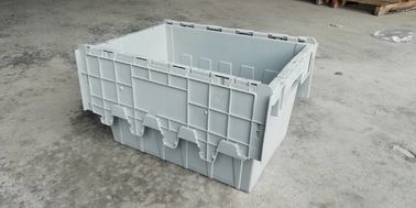 Scatole accatastabili di plastica 550*370 millimetro di volume d'affari di stoccaggio di alta durevolezza