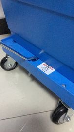 3 misura quattro in pollici che l'unità di elaborazione spinge Dolly Rudder Moving Customized d'impilamento di plastica