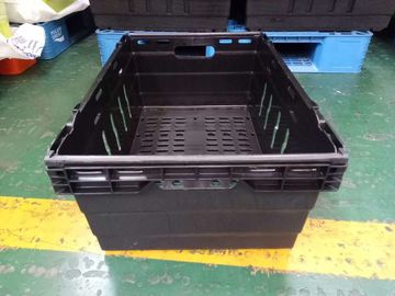 Supermercato che impila altezza differente del materiale 6 del vergine pp delle scatole di stoccaggio 600*400mm