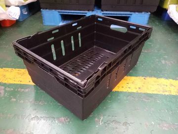 Supermercato che impila altezza differente del materiale 6 del vergine pp delle scatole di stoccaggio 600*400mm
