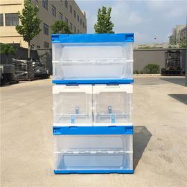 Coperchi allegati Tote Boxes di plastica pieghevole/recipiente di plastica pieghevole