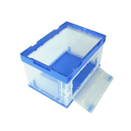 I lati aprono la cassa pieghevole di plastica di stoccaggio del vergine pp di 100% per l'indumento