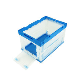 Lati di larghezza che aprono il peso leggero pieghevole dei recipienti di plastica