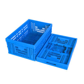 Recipienti di plastica pieghevoli di plastica per la dimensione standard delle casse di verdure della frutta