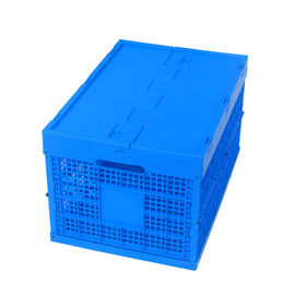 I contenitori di pallet di plastica del polipropilene del vergine di 100%/scatola di plastica pieghevole hanno attaccato i coperchi