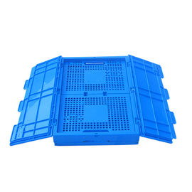 I contenitori di pallet di plastica del polipropilene del vergine di 100%/scatola di plastica pieghevole hanno attaccato i coperchi