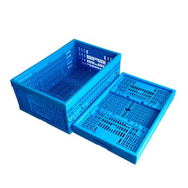 Alimento fresco che carica le casse pieghevoli di plastica 600*400*240 millimetro Mesh Structure