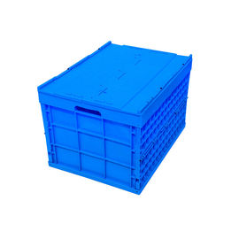 Più grande plastica allegata Tote Boxes Stronger pieghevole del volume dei coperchi e durevolezza