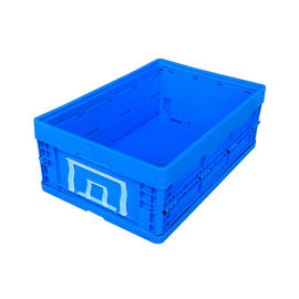 Recipienti di plastica pieghevoli blu stabili/gabbie di plastica pieganti