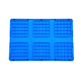 Recipienti di plastica pieghevoli blu stabili/gabbie di plastica pieganti
