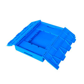 Gabbie di plastica pieghevoli allegate del vergine pp dei coperchi piccole di bassa potenza