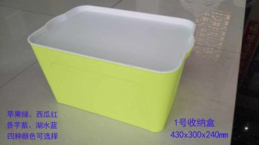 Contenitori di stoccaggio di plastica gialli con i coperchi/grandi silos di immagazzinamento di plastica