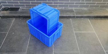 Personalizzare d'impilamento di plastica di colore di stoccaggio del trasporto di opzione dei coperchi delle scatole del vergine
