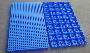 Mesh Floor Plastic Export Pallets che collega capacità di carico alta di pulizia facile