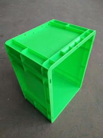 Colore di plastica d'impilamento amichevole del vergine dei contenitori 400*300 millimetro di Eco l'euro ha personalizzato