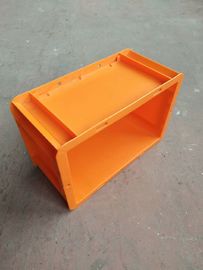 Euro arancio di colore che impila i contenitori 300*200 millimetro/contenitori di stoccaggio di plastica accatastabili