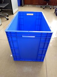 Euro blu del polietilene 600*400 millimetro del vergine che impila i contenitori con capacità di carico 40kg