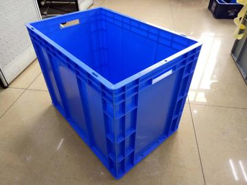 Euro blu del polietilene 600*400 millimetro del vergine che impila i contenitori con capacità di carico 40kg