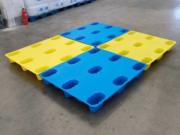 Resistenza all'urto nove pallet di plastica dei pallet 1200*800 millimetro dello stampaggio mediante soffiatura del piede 4T euro