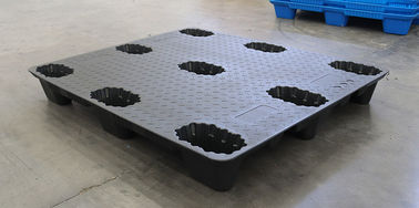 Resistenza all'urto nove pallet di plastica dei pallet 1200*800 millimetro dello stampaggio mediante soffiatura del piede 4T euro