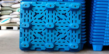 Pallet di plastica convenienti durevoli dell'accendino dei pallet 1000*800 millimetro dello stampaggio mediante soffiatura dello SGS