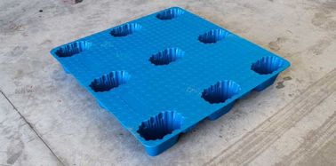 I pallet di plastica dello stampaggio mediante soffiatura del LDPE di personalizzazione 1100*1100 millimetro scelgono affrontato