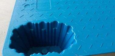 Vendita all'ingrosso 4 - il LDPE blu dello stampaggio mediante soffiatura di modo appallottola 1300*1100 millimetro