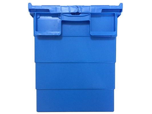 scatola di stoccaggio allegata di plastica di volume d'affari dei contenitori del coperchio 225kgs