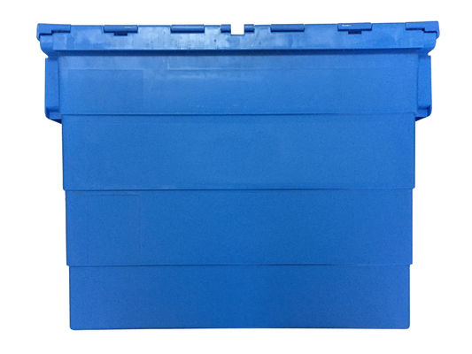 scatola di stoccaggio allegata di plastica di volume d'affari dei contenitori del coperchio 225kgs