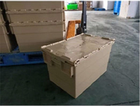 Logo su misura contenitori allegato di plastica mobile del coperchio di logistica
