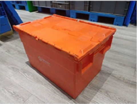 Logo su misura contenitori allegato di plastica mobile del coperchio di logistica