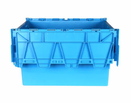 Contenitori allegati di plastica Tote Box muoventesi accatastabile sistemabile del coperchio del vergine