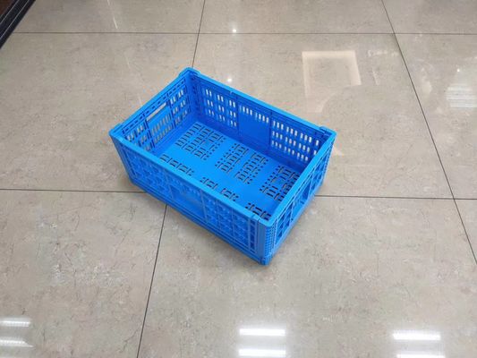 Recipienti del canestro di trasporto dell'alimento fresco delle gabbie di plastica della frutta e di verdura di impilamento verticale con i fori