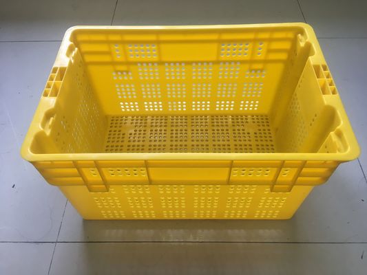600*400mm frutta e distribuzione accatastabile di volume d'affari delle gabbie di plastica di verdura
