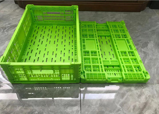 gabbie di plastica pieghevoli di carico della frutta di verdure 20kg