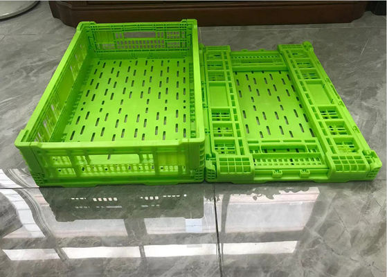 Casse pieghevoli di Mesh Wall Turnover Plastic Storage per i frutti di verdure