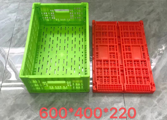 Cassa di plastica del canestro di trasporto dell'ortaggio da frutto di stoccaggio per il supermercato