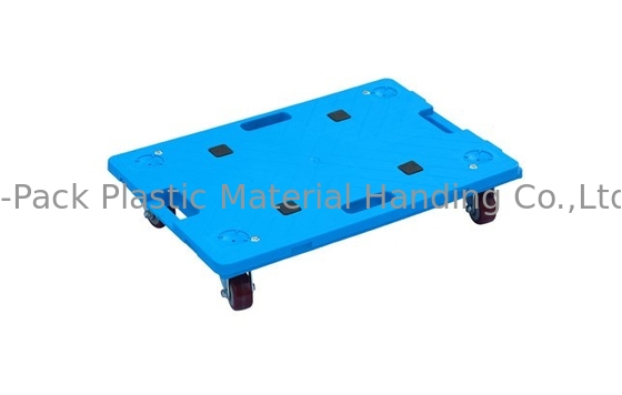 150kgs che carica il carrello commovente di plastica di multi funzione 3 pollici di ruote dell'unità di elaborazione
