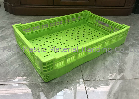 Deposito 600*400*120mm frutta e gabbie di plastica di verdura Logo Printing