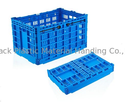 Stoccaggio di verdure di Transporation delle casse accatastabili pieghevoli blu